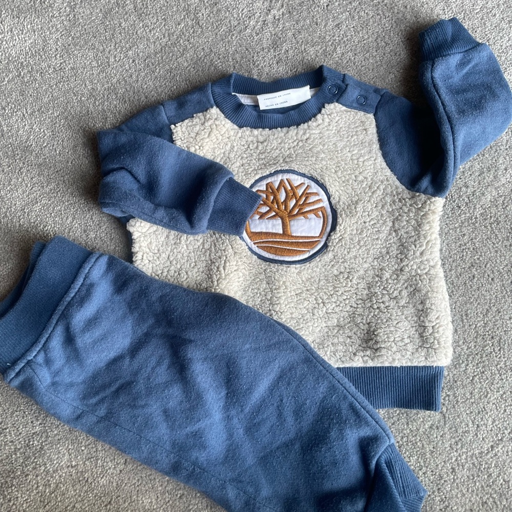 Timberland baby boy knitted set